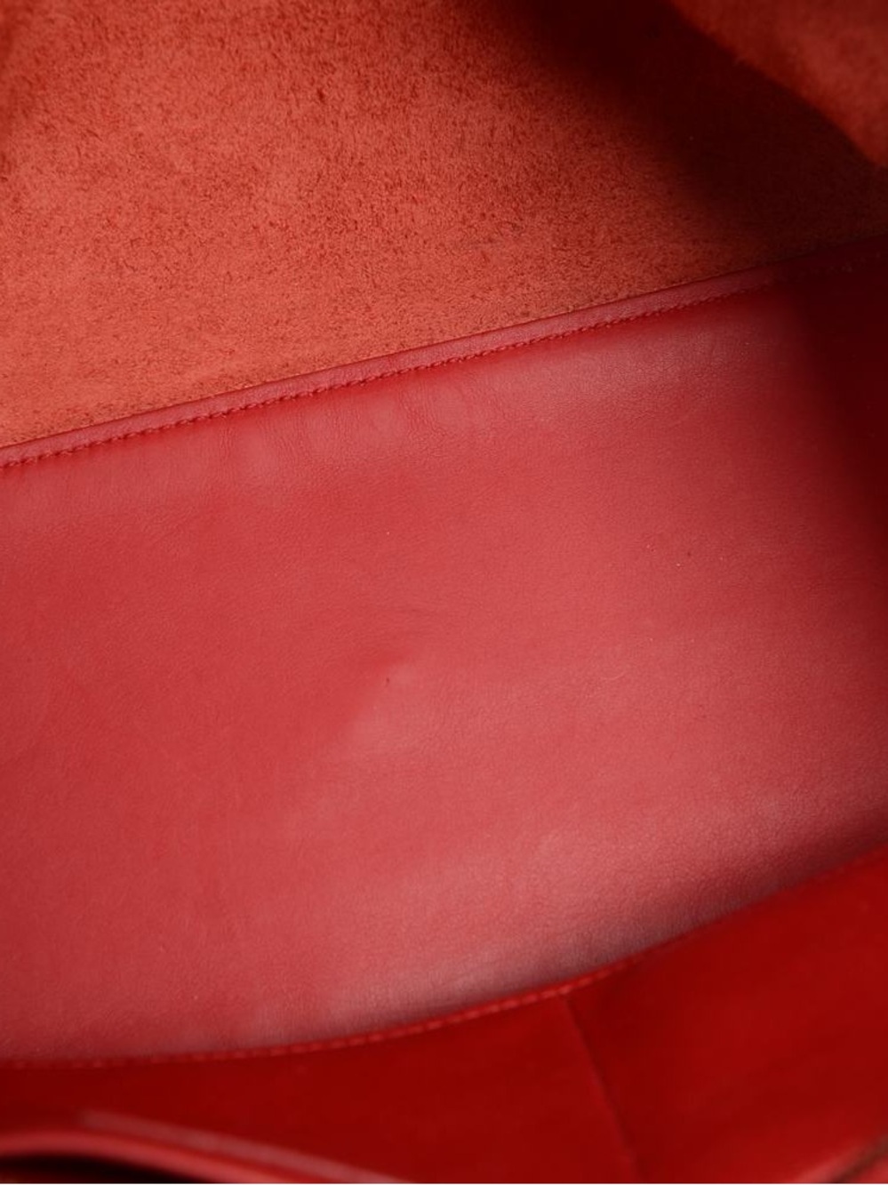 ♥️Saint Laurent Paris Cabas Red Leather 'Y' Top-Handle Satchel♥️ - Picture 16 of 16